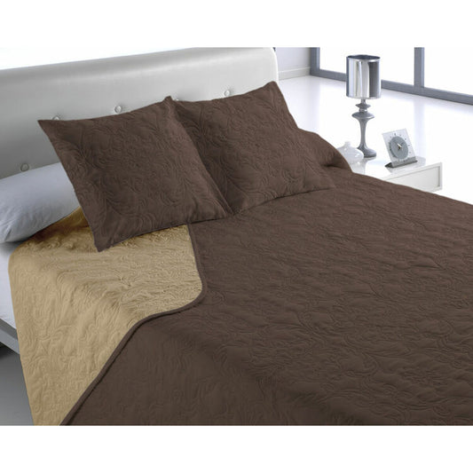 Bedspread (quilt) Hosteline VEGAS Brown Single (2 Pieces)-0