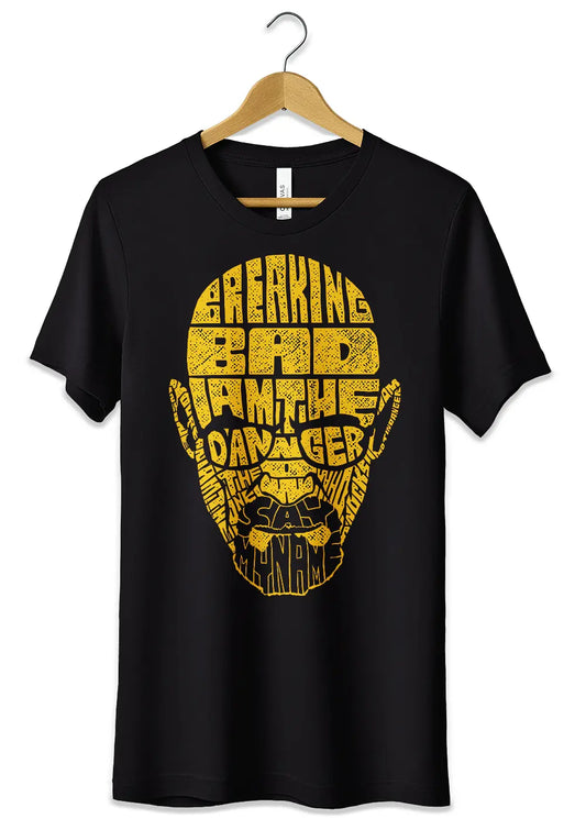 T-Shirt Maglietta Breaking Bad Walter White Heisenberg Stay Danger-0